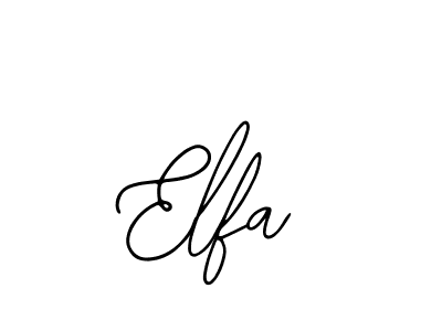 How to make Elfa name signature. Use Bearetta-2O07w style for creating short signs online. This is the latest handwritten sign. Elfa signature style 12 images and pictures png