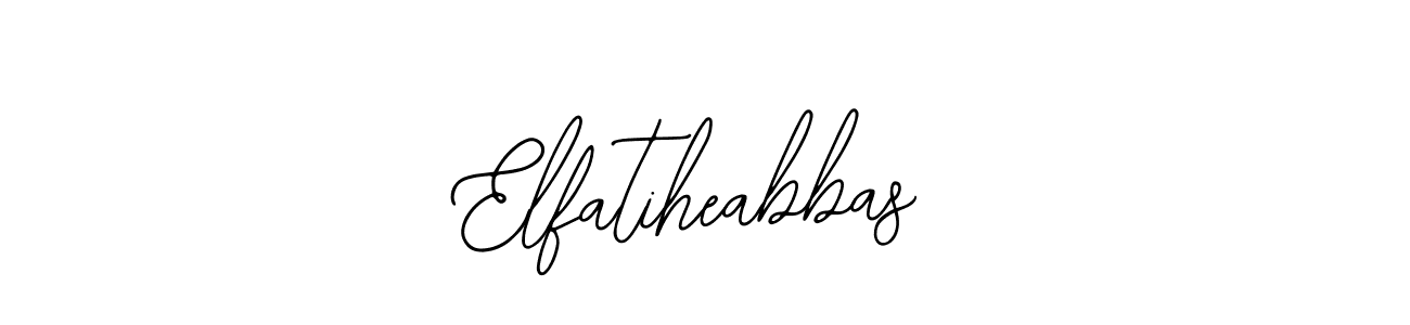 Make a beautiful signature design for name Elfatiheabbas. With this signature (Bearetta-2O07w) style, you can create a handwritten signature for free. Elfatiheabbas signature style 12 images and pictures png