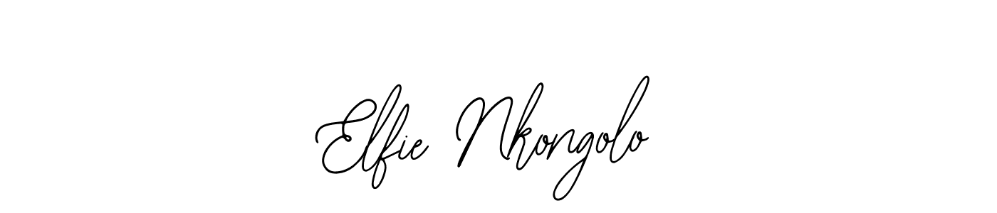 This is the best signature style for the Elfie Nkongolo name. Also you like these signature font (Bearetta-2O07w). Mix name signature. Elfie Nkongolo signature style 12 images and pictures png