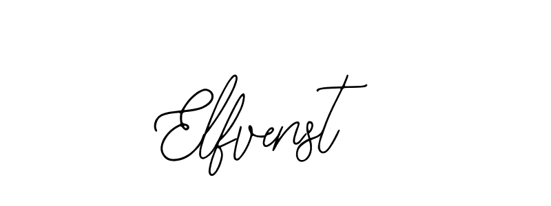 The best way (Bearetta-2O07w) to make a short signature is to pick only two or three words in your name. The name Elfvenst include a total of six letters. For converting this name. Elfvenst signature style 12 images and pictures png