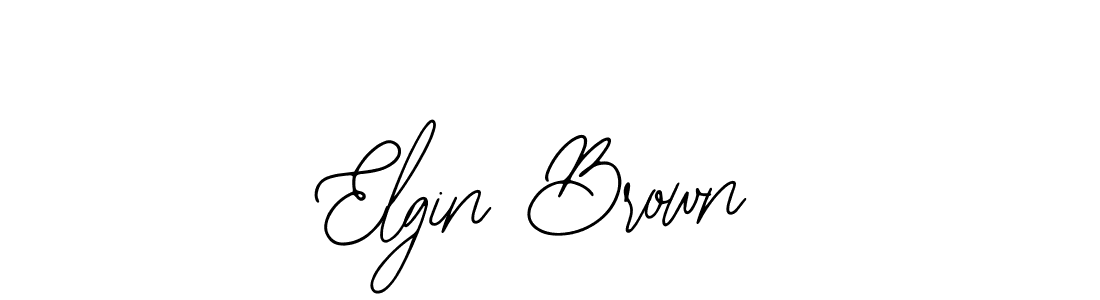 Design your own signature with our free online signature maker. With this signature software, you can create a handwritten (Bearetta-2O07w) signature for name Elgin Brown. Elgin Brown signature style 12 images and pictures png