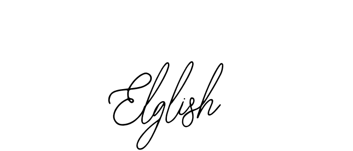 Elglish stylish signature style. Best Handwritten Sign (Bearetta-2O07w) for my name. Handwritten Signature Collection Ideas for my name Elglish. Elglish signature style 12 images and pictures png