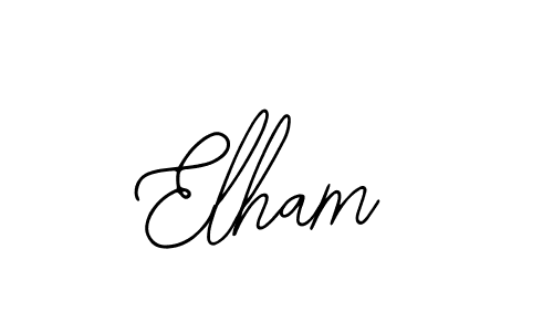 Also we have Elham name is the best signature style. Create professional handwritten signature collection using Bearetta-2O07w autograph style. Elham signature style 12 images and pictures png