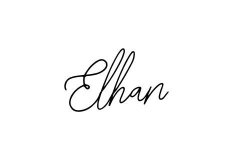 How to make Elhan signature? Bearetta-2O07w is a professional autograph style. Create handwritten signature for Elhan name. Elhan signature style 12 images and pictures png