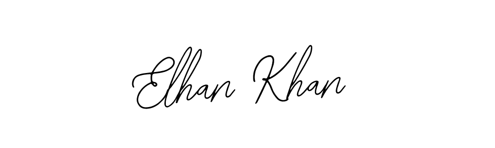 How to make Elhan Khan name signature. Use Bearetta-2O07w style for creating short signs online. This is the latest handwritten sign. Elhan Khan signature style 12 images and pictures png