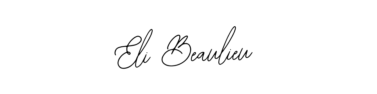 Use a signature maker to create a handwritten signature online. With this signature software, you can design (Bearetta-2O07w) your own signature for name Eli Beaulieu. Eli Beaulieu signature style 12 images and pictures png