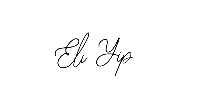 Similarly Bearetta-2O07w is the best handwritten signature design. Signature creator online .You can use it as an online autograph creator for name Eli Yip. Eli Yip signature style 12 images and pictures png