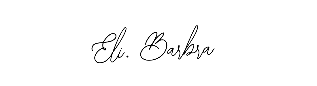 The best way (Bearetta-2O07w) to make a short signature is to pick only two or three words in your name. The name Eli. Barbra include a total of six letters. For converting this name. Eli. Barbra signature style 12 images and pictures png