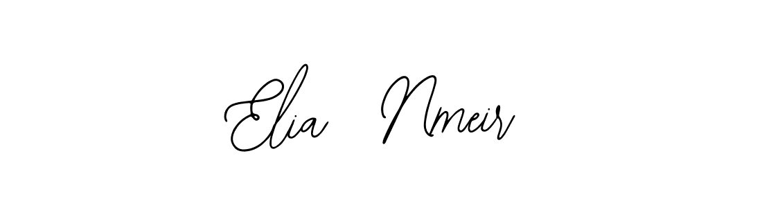 The best way (Bearetta-2O07w) to make a short signature is to pick only two or three words in your name. The name Elia  Nmeir include a total of six letters. For converting this name. Elia  Nmeir signature style 12 images and pictures png
