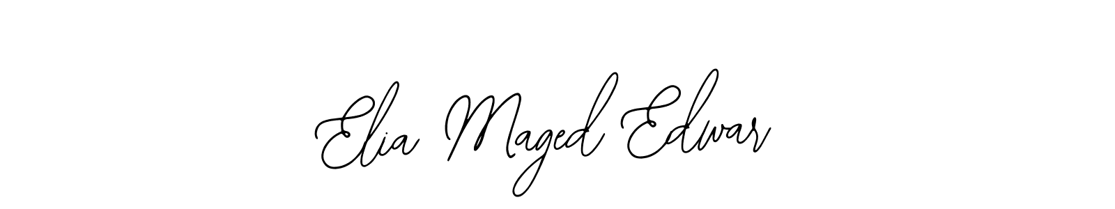 You should practise on your own different ways (Bearetta-2O07w) to write your name (Elia Maged Edwar) in signature. don't let someone else do it for you. Elia Maged Edwar signature style 12 images and pictures png