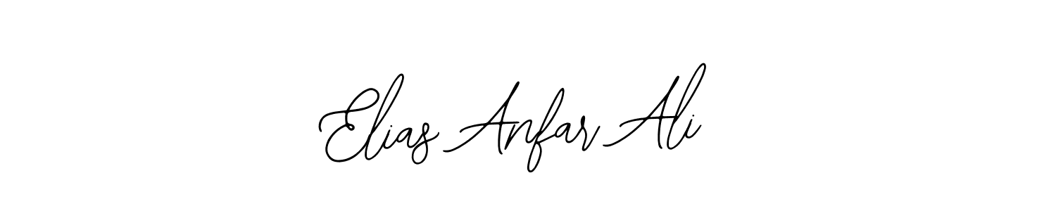 You should practise on your own different ways (Bearetta-2O07w) to write your name (Elias Anfar Ali) in signature. don't let someone else do it for you. Elias Anfar Ali signature style 12 images and pictures png