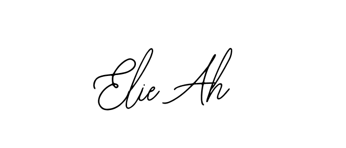 Design your own signature with our free online signature maker. With this signature software, you can create a handwritten (Bearetta-2O07w) signature for name Elie Ah. Elie Ah signature style 12 images and pictures png