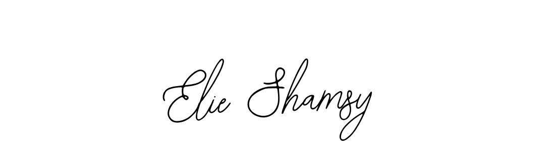 Also we have Elie Shamsy name is the best signature style. Create professional handwritten signature collection using Bearetta-2O07w autograph style. Elie Shamsy signature style 12 images and pictures png
