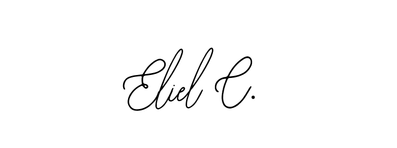 Make a beautiful signature design for name Eliel C.. With this signature (Bearetta-2O07w) style, you can create a handwritten signature for free. Eliel C. signature style 12 images and pictures png