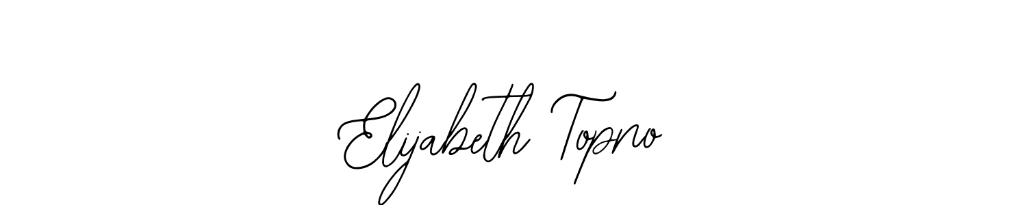 Also You can easily find your signature by using the search form. We will create Elijabeth Topno name handwritten signature images for you free of cost using Bearetta-2O07w sign style. Elijabeth Topno signature style 12 images and pictures png