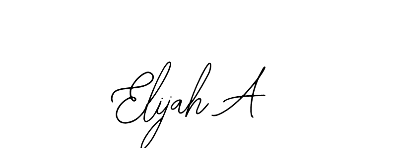 Make a beautiful signature design for name Elijah A. With this signature (Bearetta-2O07w) style, you can create a handwritten signature for free. Elijah A signature style 12 images and pictures png