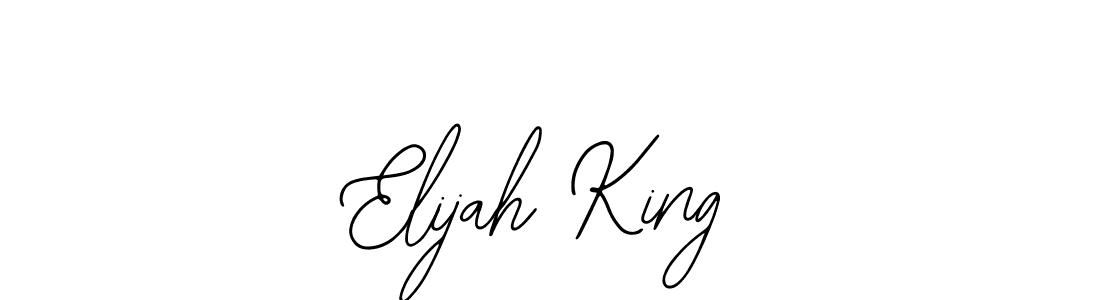 The best way (Bearetta-2O07w) to make a short signature is to pick only two or three words in your name. The name Elijah King include a total of six letters. For converting this name. Elijah King signature style 12 images and pictures png