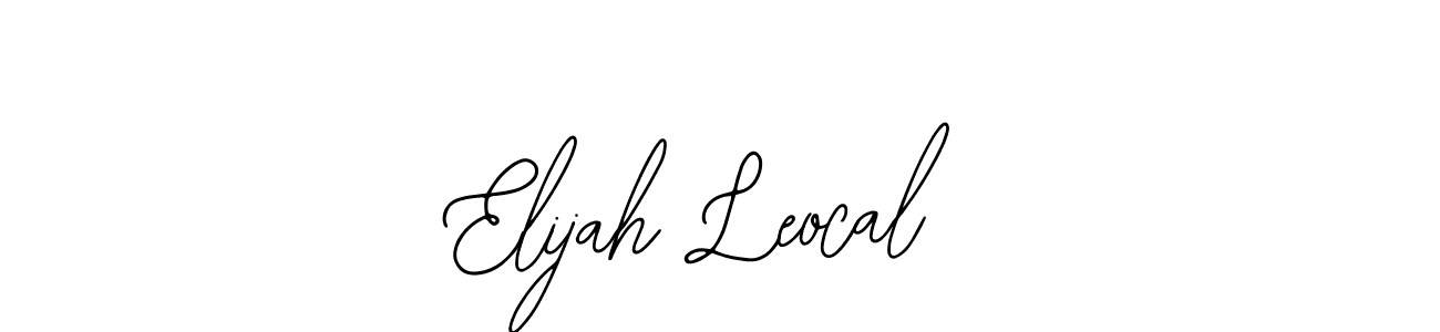 Also we have Elijah Leocal name is the best signature style. Create professional handwritten signature collection using Bearetta-2O07w autograph style. Elijah Leocal signature style 12 images and pictures png