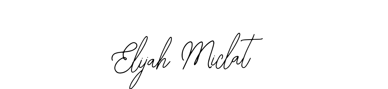 The best way (Bearetta-2O07w) to make a short signature is to pick only two or three words in your name. The name Elijah Miclat include a total of six letters. For converting this name. Elijah Miclat signature style 12 images and pictures png