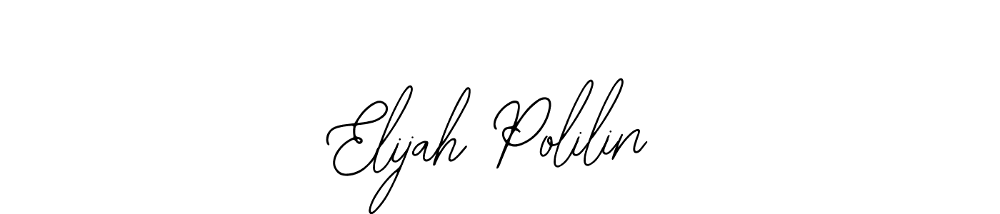 How to make Elijah Polilin name signature. Use Bearetta-2O07w style for creating short signs online. This is the latest handwritten sign. Elijah Polilin signature style 12 images and pictures png