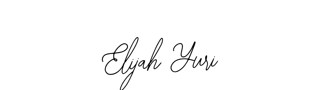 Design your own signature with our free online signature maker. With this signature software, you can create a handwritten (Bearetta-2O07w) signature for name Elijah Yuri. Elijah Yuri signature style 12 images and pictures png