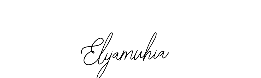 You should practise on your own different ways (Bearetta-2O07w) to write your name (Elijamuhia) in signature. don't let someone else do it for you. Elijamuhia signature style 12 images and pictures png