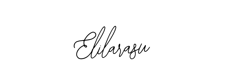 The best way (Bearetta-2O07w) to make a short signature is to pick only two or three words in your name. The name Elilarasu include a total of six letters. For converting this name. Elilarasu signature style 12 images and pictures png