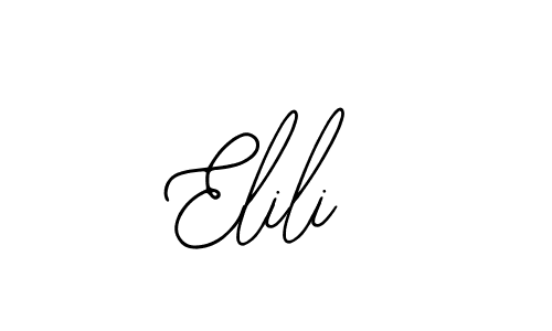 Design your own signature with our free online signature maker. With this signature software, you can create a handwritten (Bearetta-2O07w) signature for name Elili. Elili signature style 12 images and pictures png