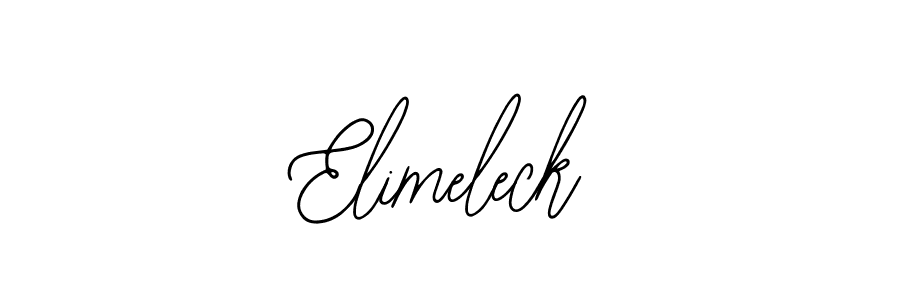 It looks lik you need a new signature style for name Elimeleck. Design unique handwritten (Bearetta-2O07w) signature with our free signature maker in just a few clicks. Elimeleck signature style 12 images and pictures png