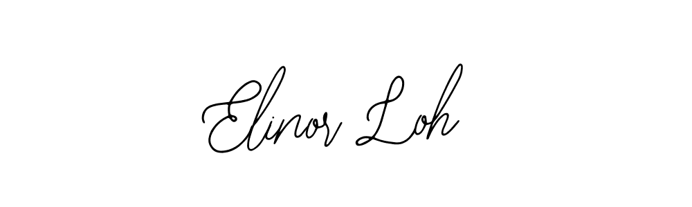 if you are searching for the best signature style for your name Elinor Loh. so please give up your signature search. here we have designed multiple signature styles  using Bearetta-2O07w. Elinor Loh signature style 12 images and pictures png