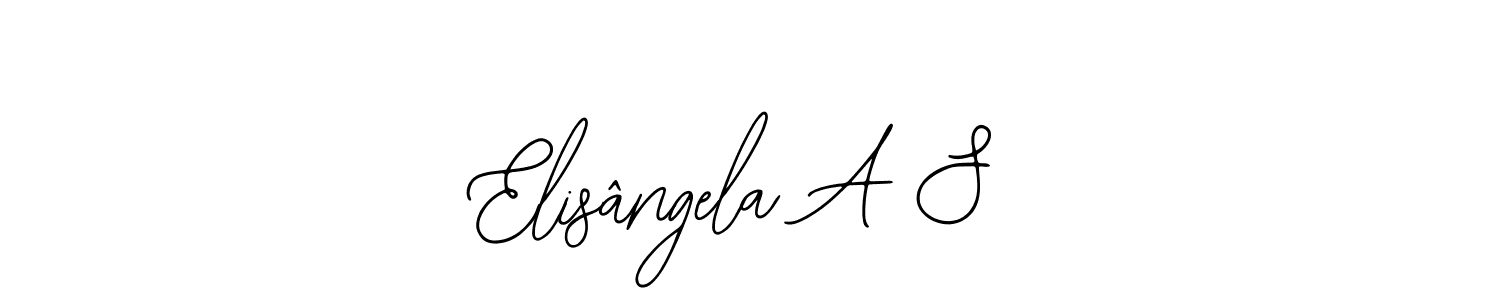 Also You can easily find your signature by using the search form. We will create Elisângela A S name handwritten signature images for you free of cost using Bearetta-2O07w sign style. Elisângela A S signature style 12 images and pictures png