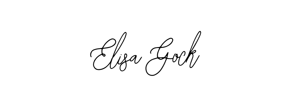 Make a beautiful signature design for name Elisa Gock. Use this online signature maker to create a handwritten signature for free. Elisa Gock signature style 12 images and pictures png