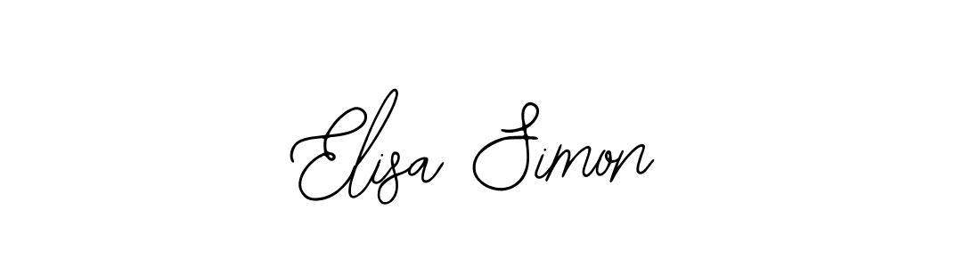 Similarly Bearetta-2O07w is the best handwritten signature design. Signature creator online .You can use it as an online autograph creator for name Elisa Simon. Elisa Simon signature style 12 images and pictures png