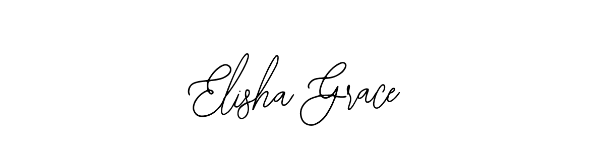 You should practise on your own different ways (Bearetta-2O07w) to write your name (Elisha Grace) in signature. don't let someone else do it for you. Elisha Grace signature style 12 images and pictures png