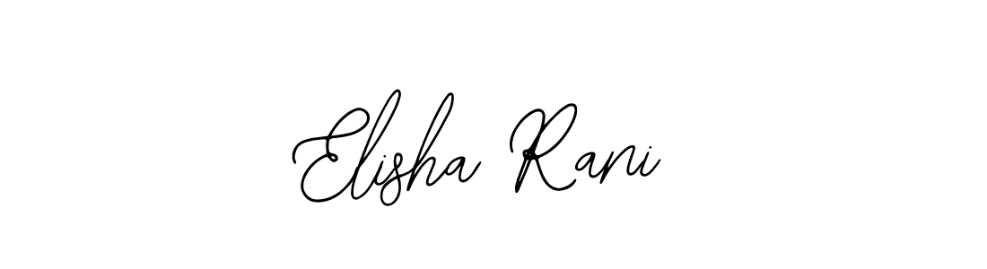 Create a beautiful signature design for name Elisha Rani. With this signature (Bearetta-2O07w) fonts, you can make a handwritten signature for free. Elisha Rani signature style 12 images and pictures png