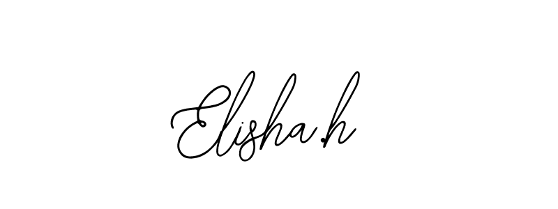 Make a beautiful signature design for name Elisha.h. Use this online signature maker to create a handwritten signature for free. Elisha.h signature style 12 images and pictures png