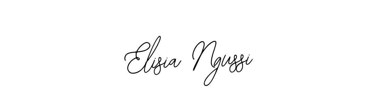 Create a beautiful signature design for name Elisia Ngussi. With this signature (Bearetta-2O07w) fonts, you can make a handwritten signature for free. Elisia Ngussi signature style 12 images and pictures png