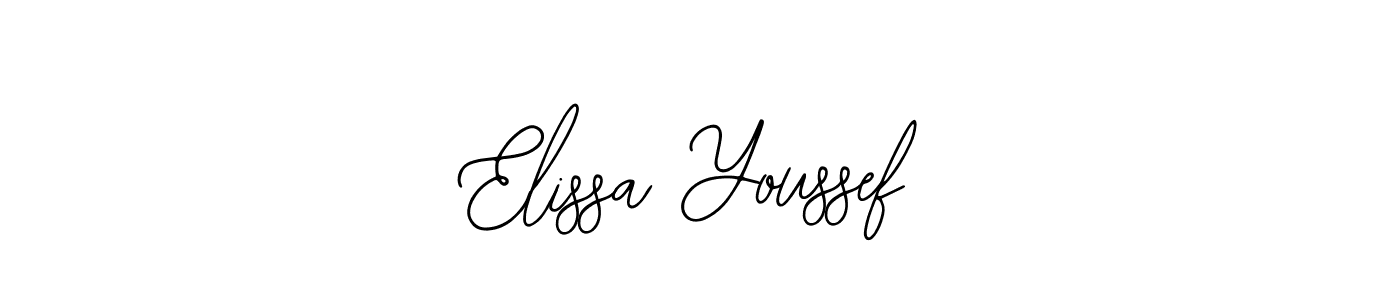 Also we have Elissa Youssef name is the best signature style. Create professional handwritten signature collection using Bearetta-2O07w autograph style. Elissa Youssef signature style 12 images and pictures png