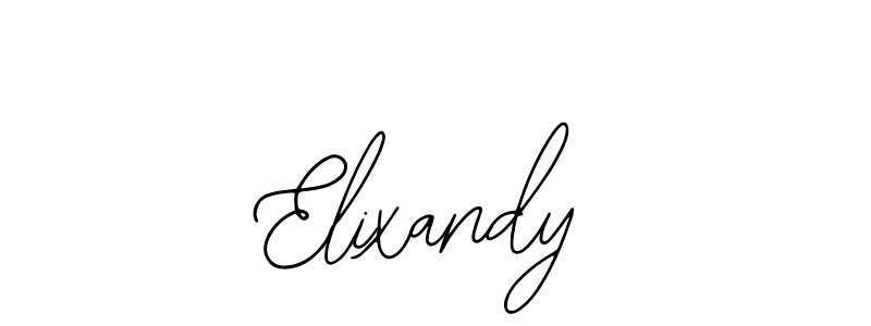 You should practise on your own different ways (Bearetta-2O07w) to write your name (Elixandy) in signature. don't let someone else do it for you. Elixandy signature style 12 images and pictures png