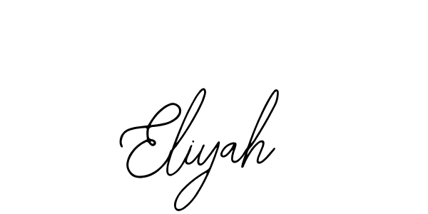 How to make Eliyah name signature. Use Bearetta-2O07w style for creating short signs online. This is the latest handwritten sign. Eliyah signature style 12 images and pictures png