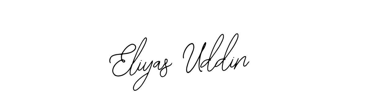 Make a beautiful signature design for name Eliyas Uddin. With this signature (Bearetta-2O07w) style, you can create a handwritten signature for free. Eliyas Uddin signature style 12 images and pictures png