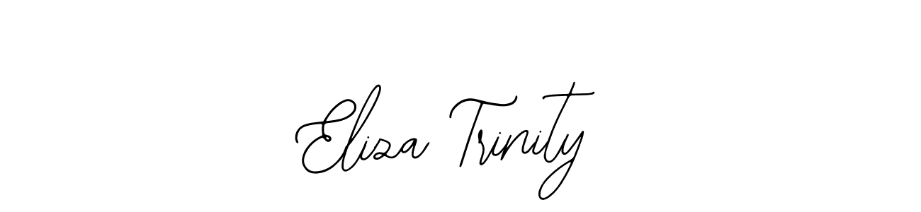 How to make Eliza Trinity name signature. Use Bearetta-2O07w style for creating short signs online. This is the latest handwritten sign. Eliza Trinity signature style 12 images and pictures png