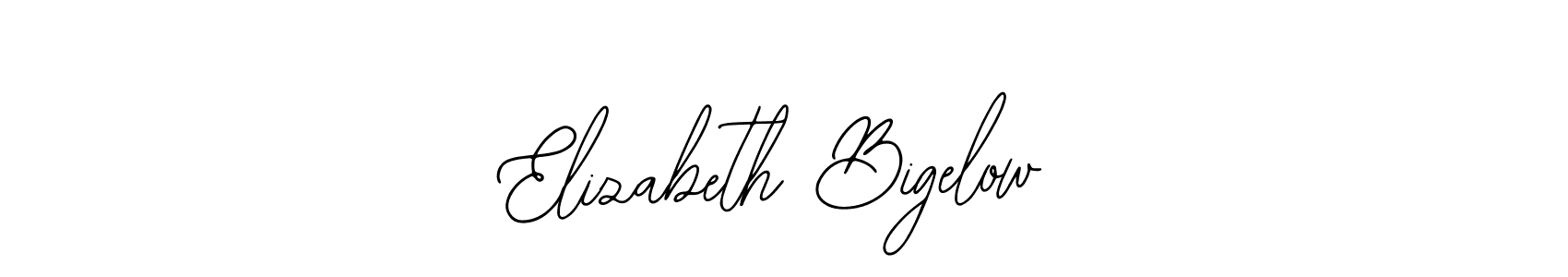 How to make Elizabeth Bigelow name signature. Use Bearetta-2O07w style for creating short signs online. This is the latest handwritten sign. Elizabeth Bigelow signature style 12 images and pictures png
