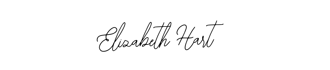 How to make Elizabeth Hart name signature. Use Bearetta-2O07w style for creating short signs online. This is the latest handwritten sign. Elizabeth Hart signature style 12 images and pictures png