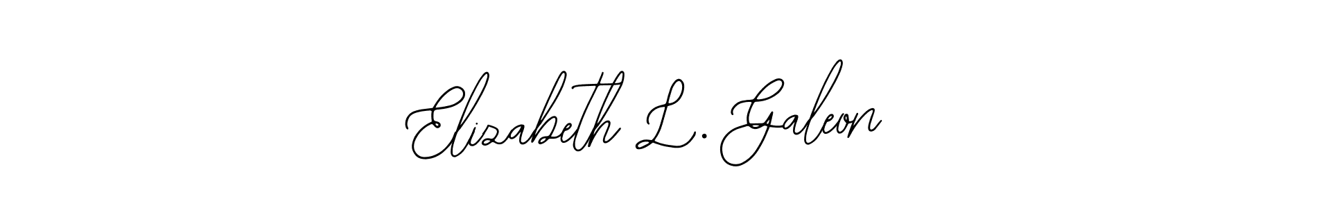 Make a beautiful signature design for name Elizabeth L. Galeon. With this signature (Bearetta-2O07w) style, you can create a handwritten signature for free. Elizabeth L. Galeon signature style 12 images and pictures png