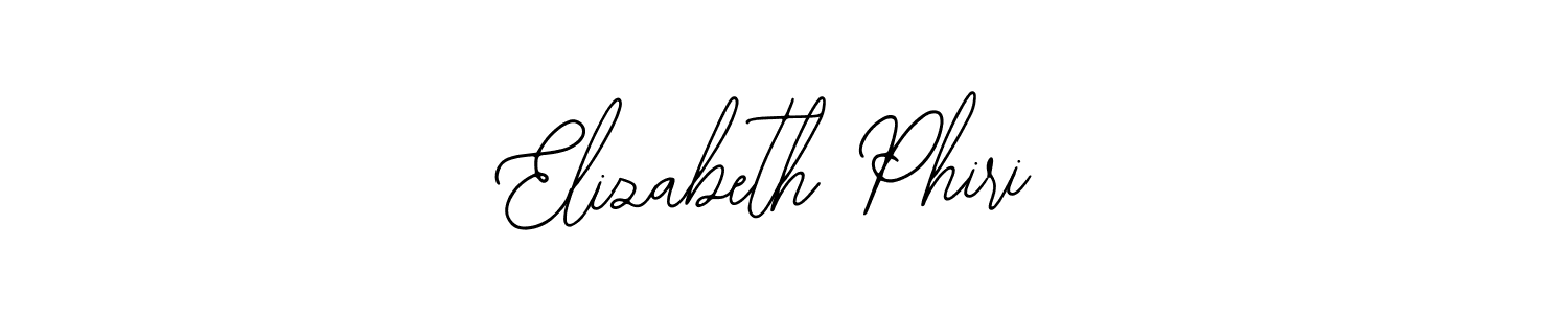 Make a beautiful signature design for name Elizabeth Phiri. With this signature (Bearetta-2O07w) style, you can create a handwritten signature for free. Elizabeth Phiri signature style 12 images and pictures png