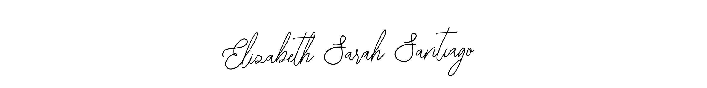 Make a beautiful signature design for name Elizabeth Sarah Santiago. With this signature (Bearetta-2O07w) style, you can create a handwritten signature for free. Elizabeth Sarah Santiago signature style 12 images and pictures png