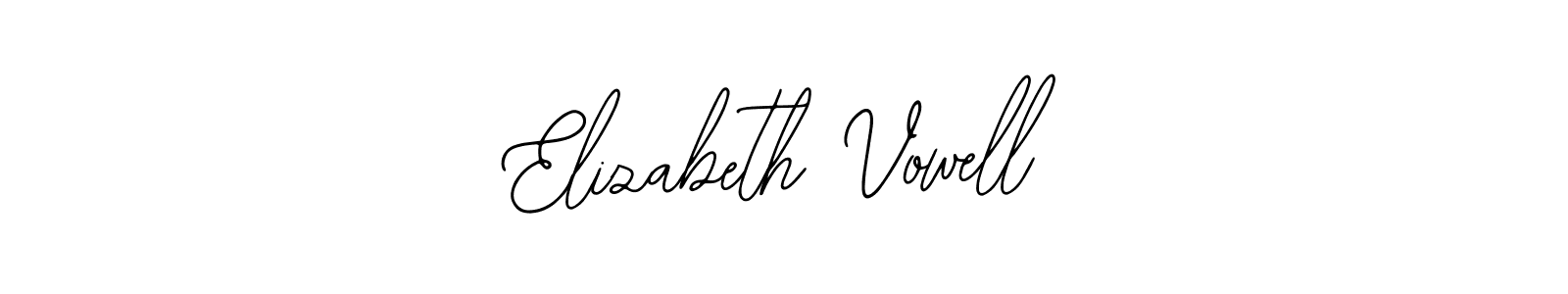 It looks lik you need a new signature style for name Elizabeth Vowell. Design unique handwritten (Bearetta-2O07w) signature with our free signature maker in just a few clicks. Elizabeth Vowell signature style 12 images and pictures png