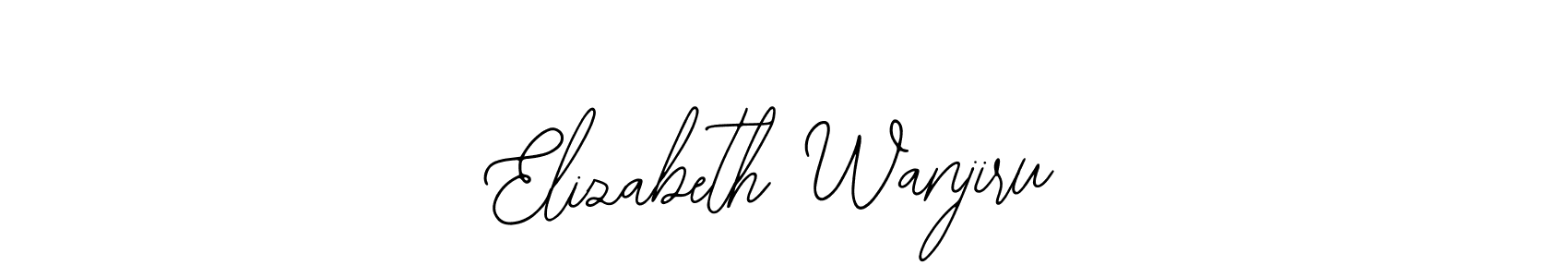 Also we have Elizabeth Wanjiru name is the best signature style. Create professional handwritten signature collection using Bearetta-2O07w autograph style. Elizabeth Wanjiru signature style 12 images and pictures png