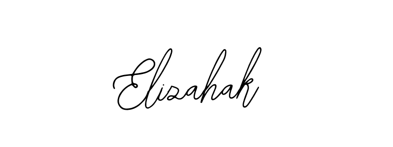 Also You can easily find your signature by using the search form. We will create Elizahak name handwritten signature images for you free of cost using Bearetta-2O07w sign style. Elizahak signature style 12 images and pictures png